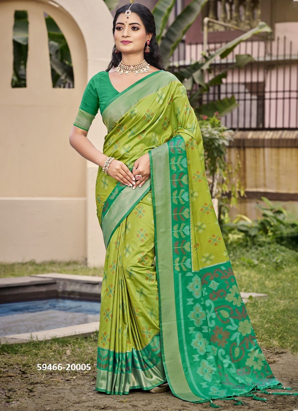 POORVIKA SILK 2 - Catalog # 59466 (Set of 8 Sarees) by Brand AABHARAN