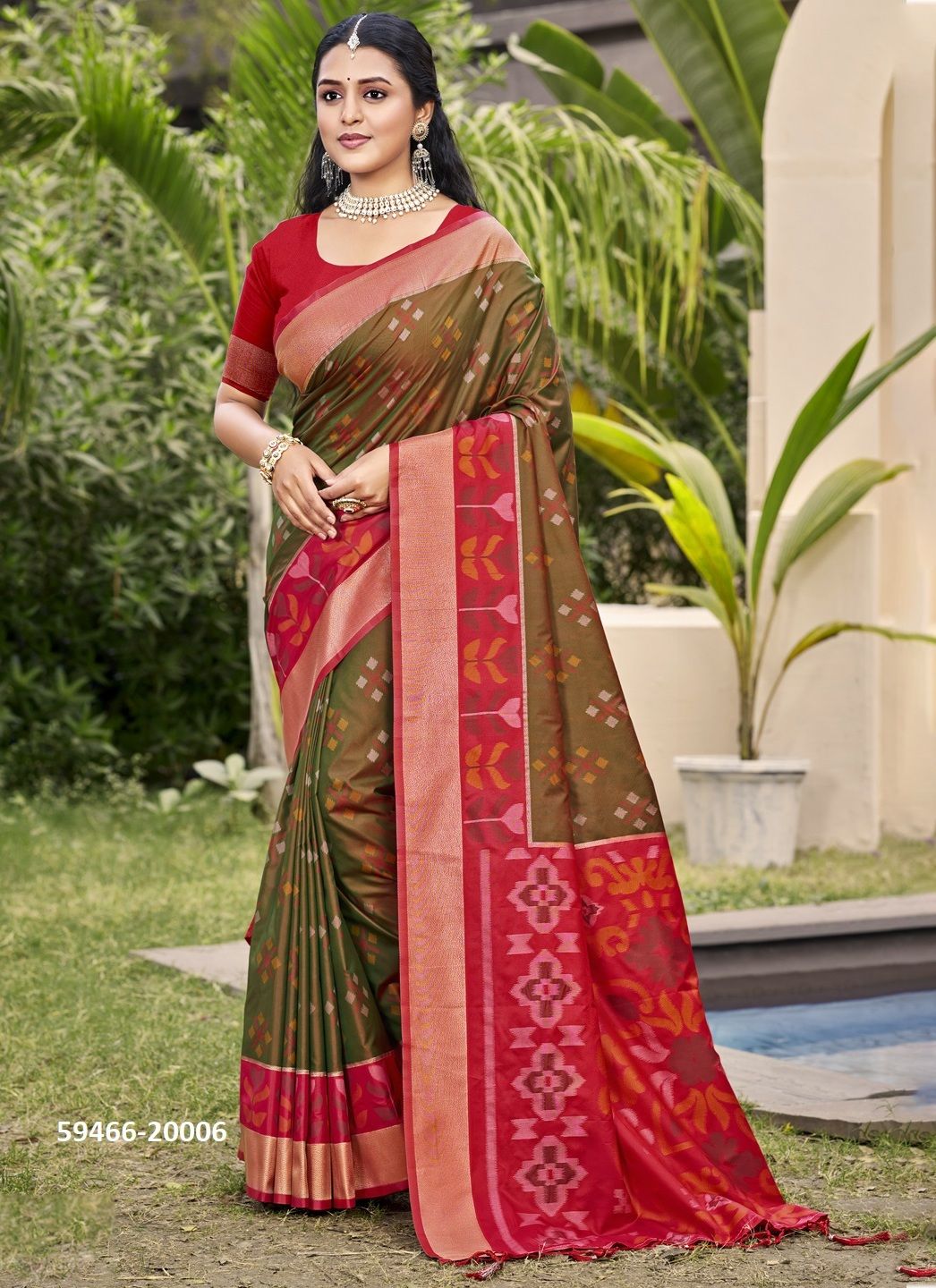 POORVIKA SILK 2 - Catalog # 59466 (Set of 8 Sarees) by Brand AABHARAN