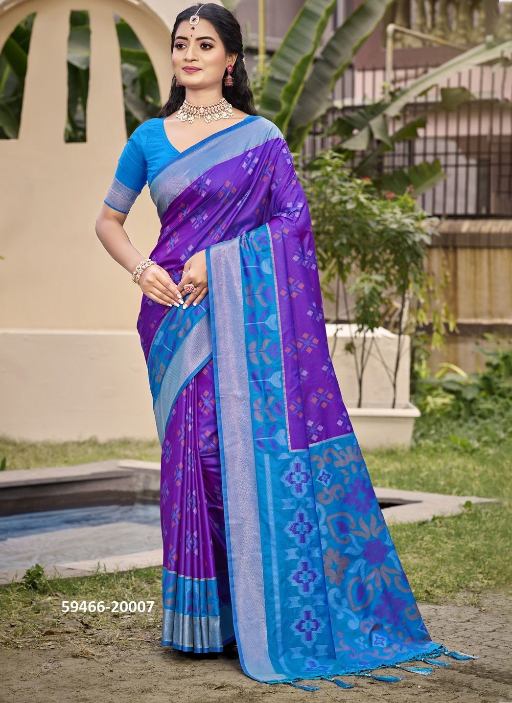 POORVIKA SILK 2 - Catalog # 59466 (Set of 8 Sarees) by Brand AABHARAN