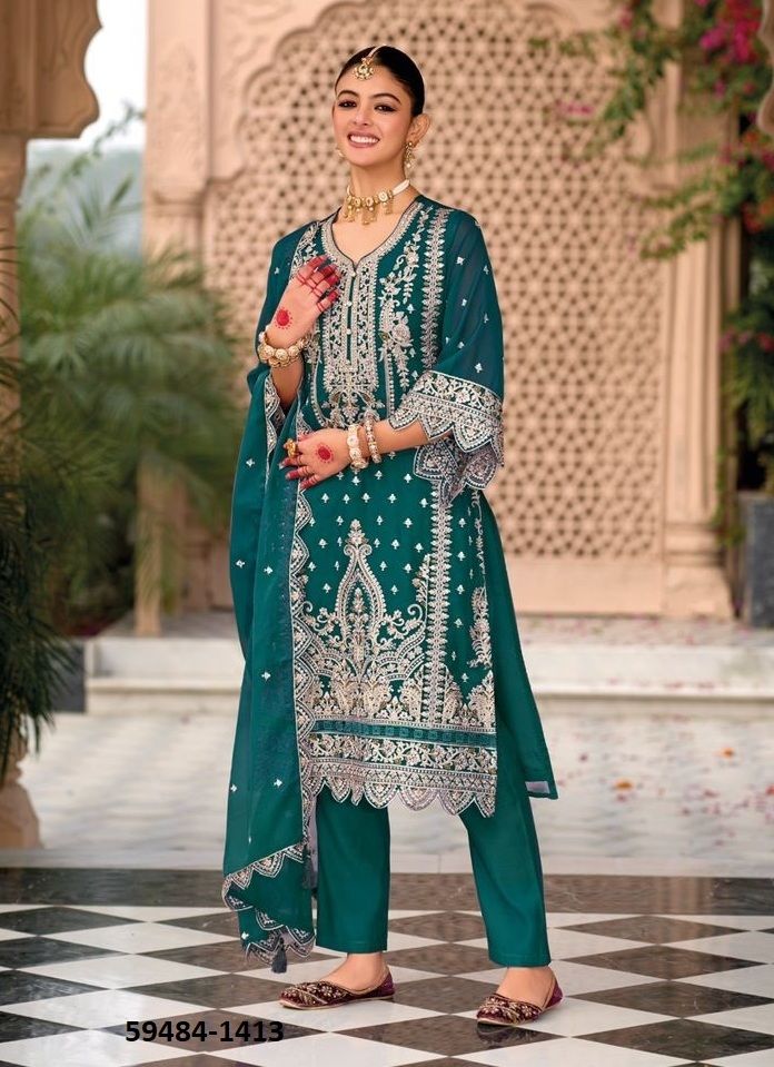 AANAYA 4 - Catalog # 59484 (Set of 4 Readymade Salwar Suits) by Brand ZAVERI WOMAN AANAYA 4 - Catalog # 59484 (Set of 4 Readymade Salwar Suits) by Brand ZAVERI WOMAN