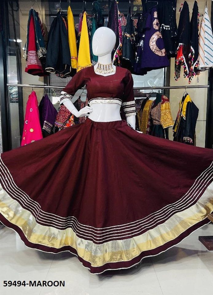 PUSHPA - Catalog # 59494 (Set of 6 Readymade Lehengas) by Brand AABHARAN PUSHPA - Catalog # 59494 (Set of 6 Readymade Lehengas) by Brand AABHARAN