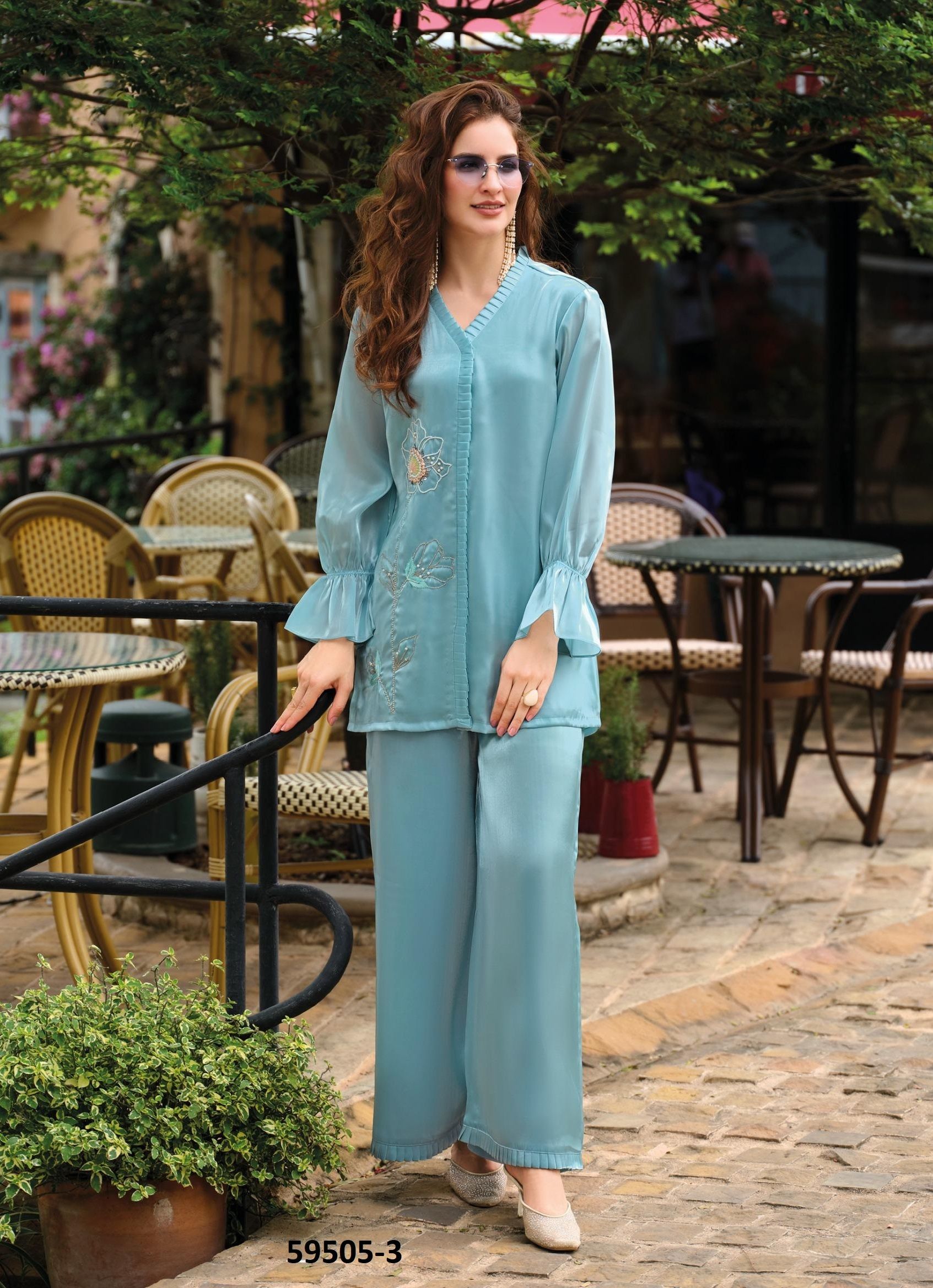 MARBLES 7 - Catalog # 59505 (Set of 4 Tops With Bottoms) by Brand LADY LEELA
