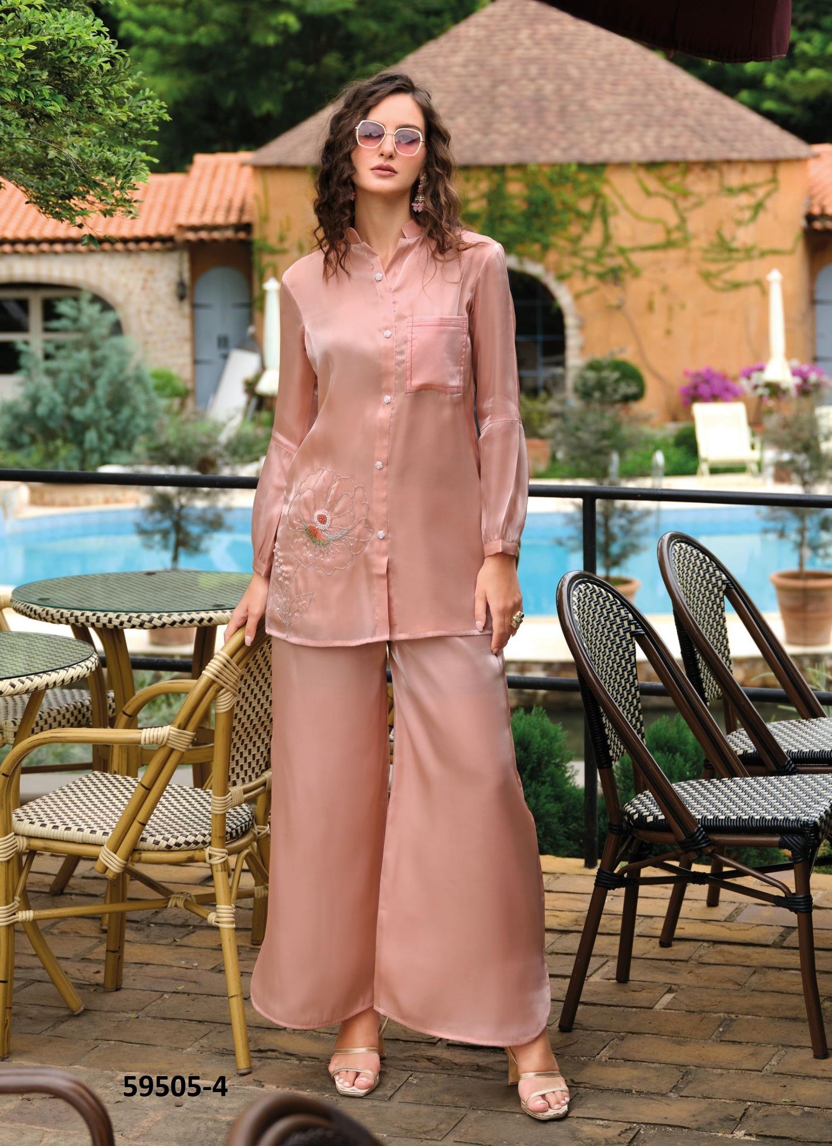 MARBLES 7 - Catalog # 59505 (Set of 4 Tops With Bottoms) by Brand LADY LEELA