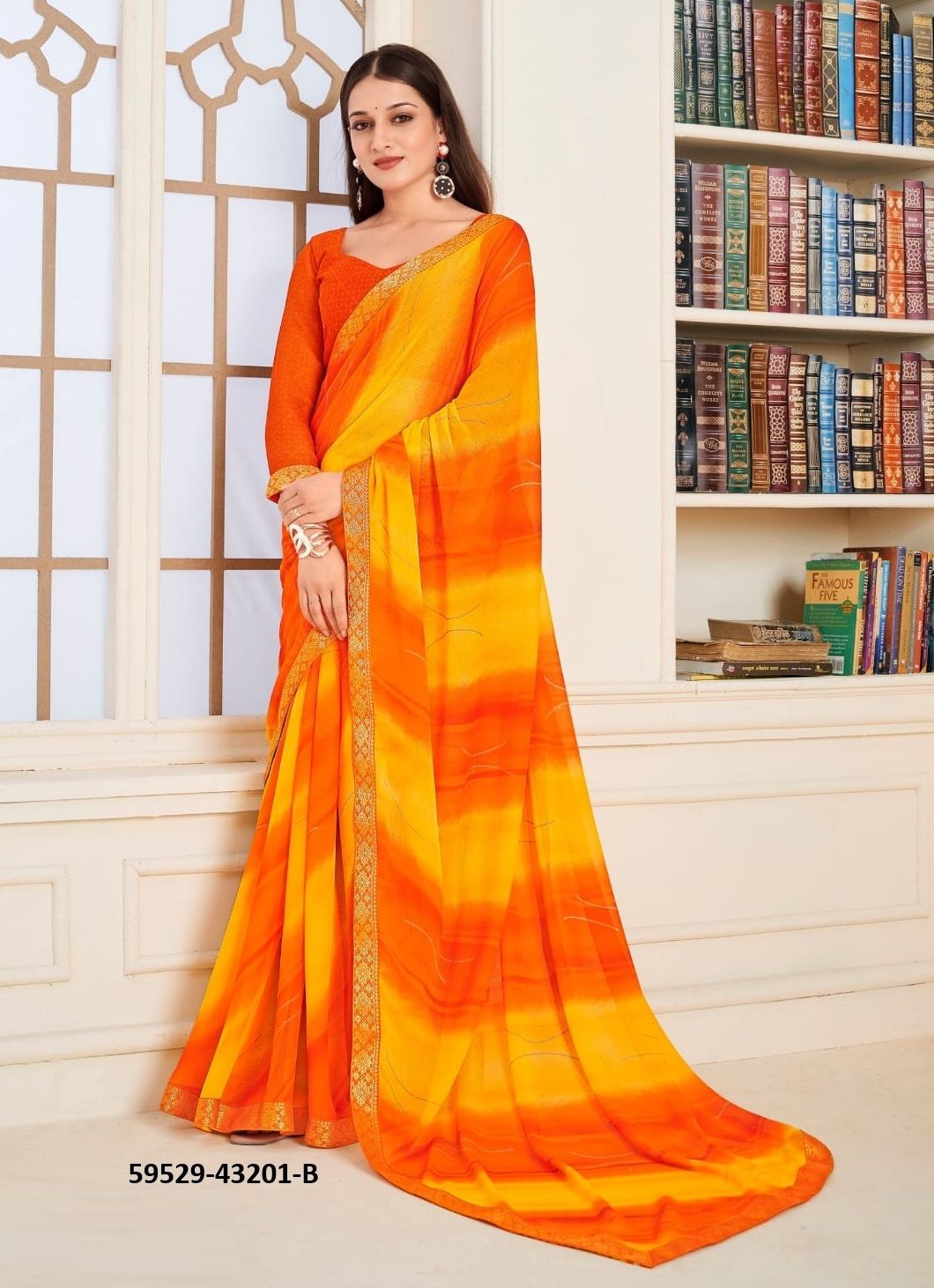 SIMAYAA 36 - Catalog # 59529 (Set of 12 Sarees) by Brand RUCHI SAREES