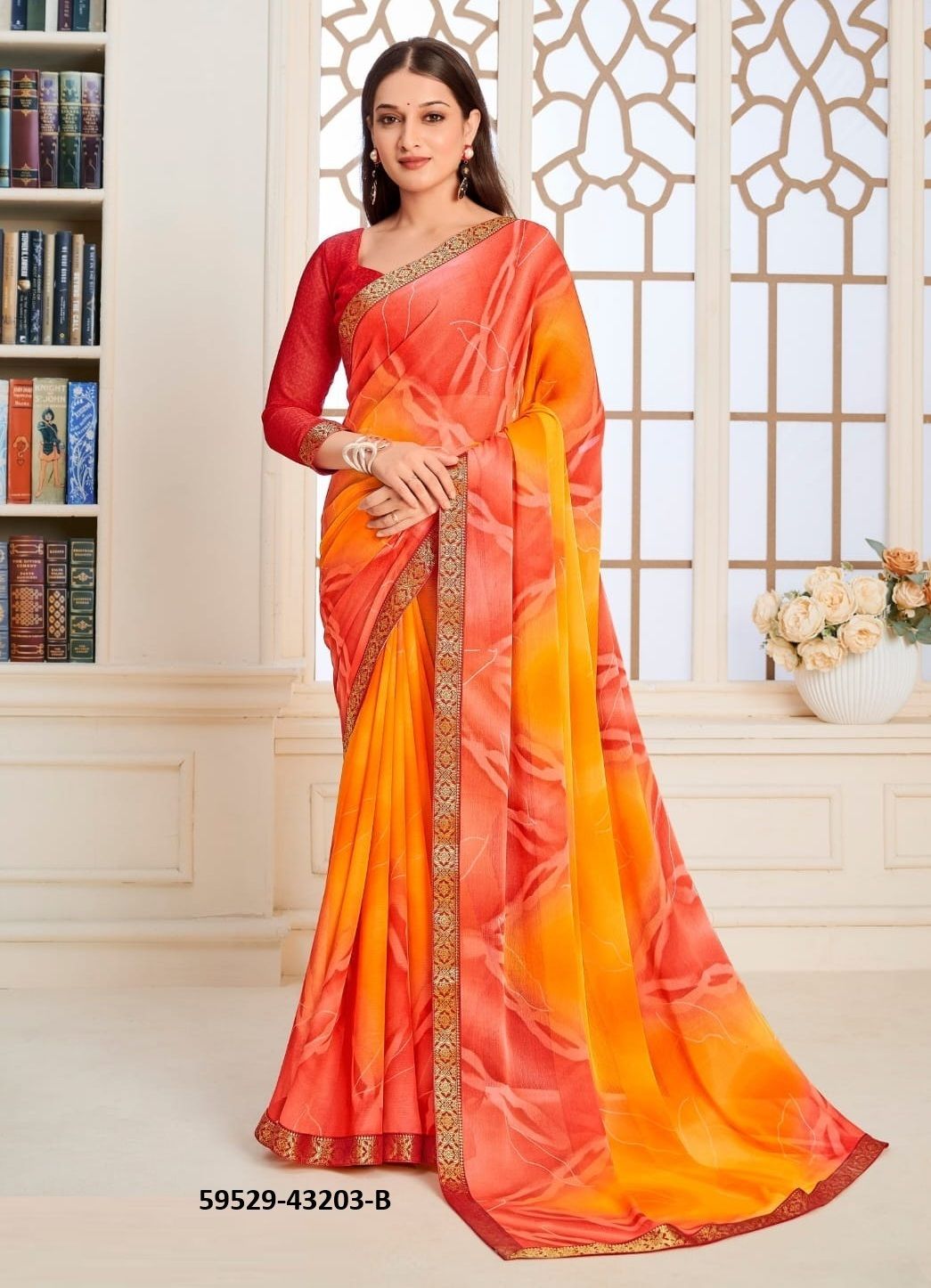 SIMAYAA 36 - Catalog # 59529 (Set of 12 Sarees) by Brand RUCHI SAREES