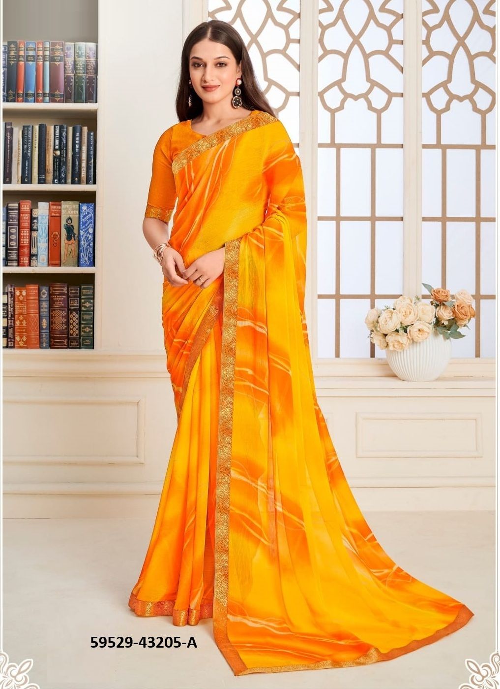 SIMAYAA 36 - Catalog # 59529 (Set of 12 Sarees) by Brand RUCHI SAREES
