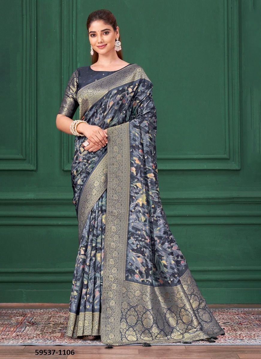 RANG CHATKILA - Catalog # 59537 (Set of 6 Sarees) by Brand MAHOTSAV RANG CHATKILA - Catalog # 59537 (Set of 6 Sarees) by Brand MAHOTSAV