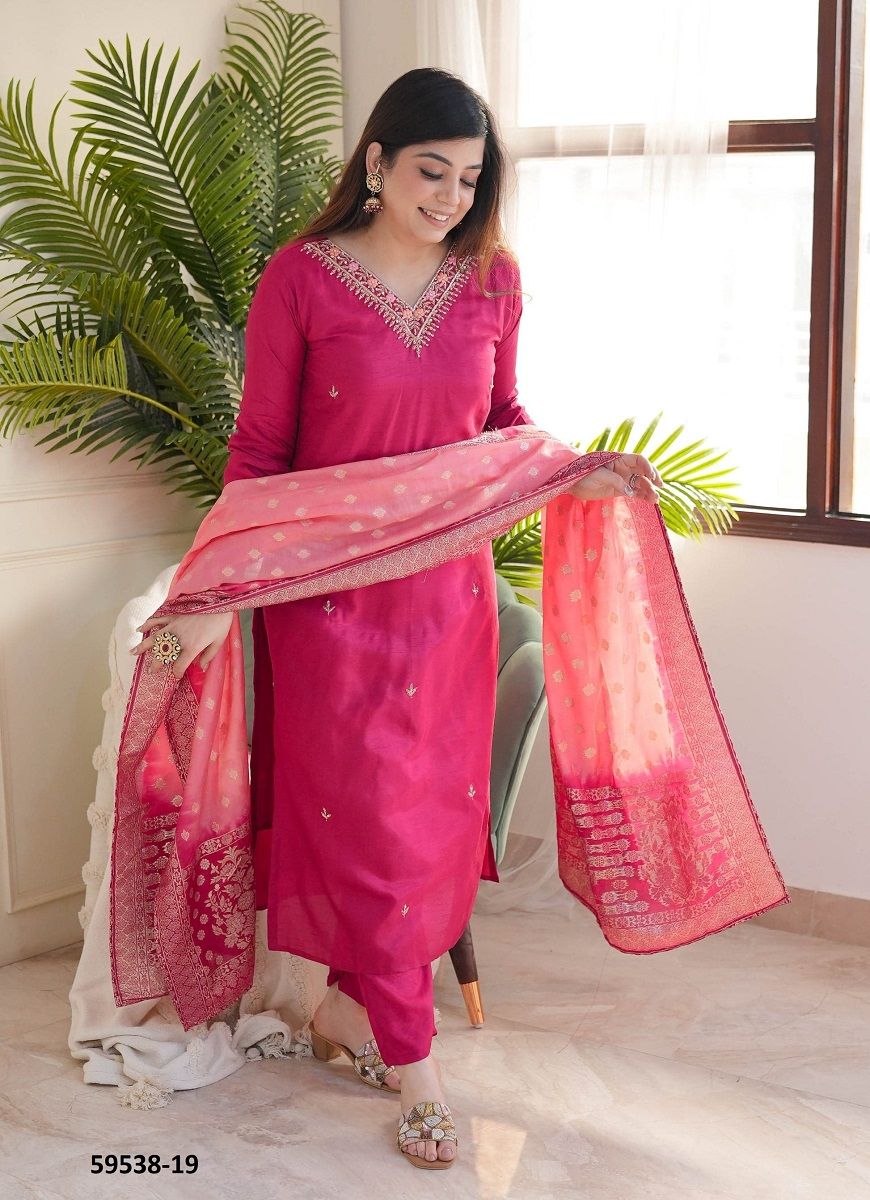 KASHISH - Catalog # 59538 (Set of 2 Readymade Salwar Suits) by Brand MEHERIYA