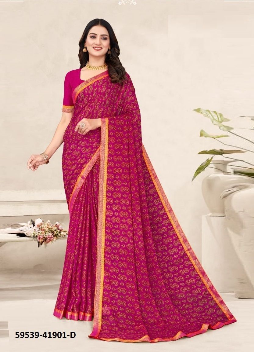 SIMAYAA 34 - Catalog # 59539 (Set of 12 Sarees) by Brand RUCHI SAREES