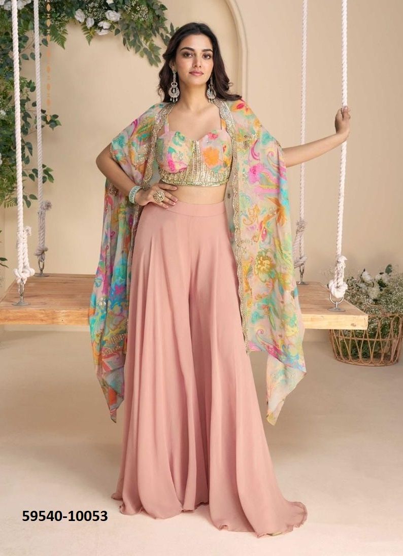 WONAYA - Catalog # 59540 (Set of 4 Indo-Western Outfits) by Brand SAYURI DESIGNER
