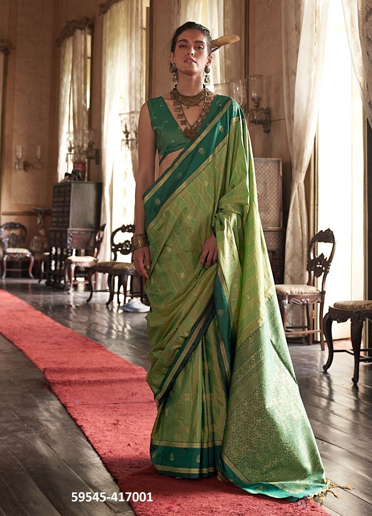 KILKARI - Catalog # 59545 (Set of 6 Sarees) by Brand RAJTEX FABRICS KILKARI - Catalog # 59545 (Set of 6 Sarees) by Brand RAJTEX FABRICS