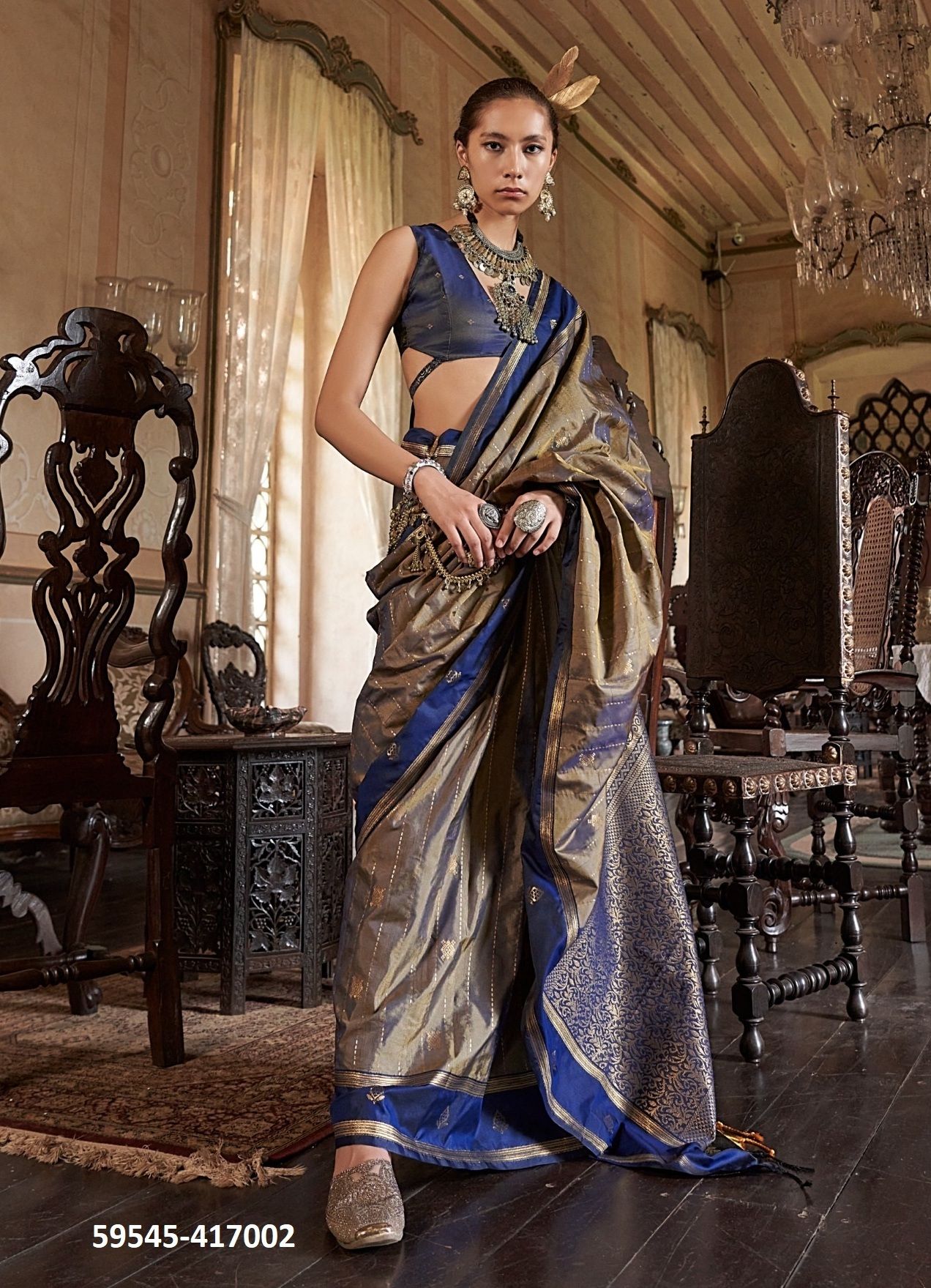 KILKARI - Catalog # 59545 (Set of 6 Sarees) by Brand RAJTEX FABRICS KILKARI - Catalog # 59545 (Set of 6 Sarees) by Brand RAJTEX FABRICS