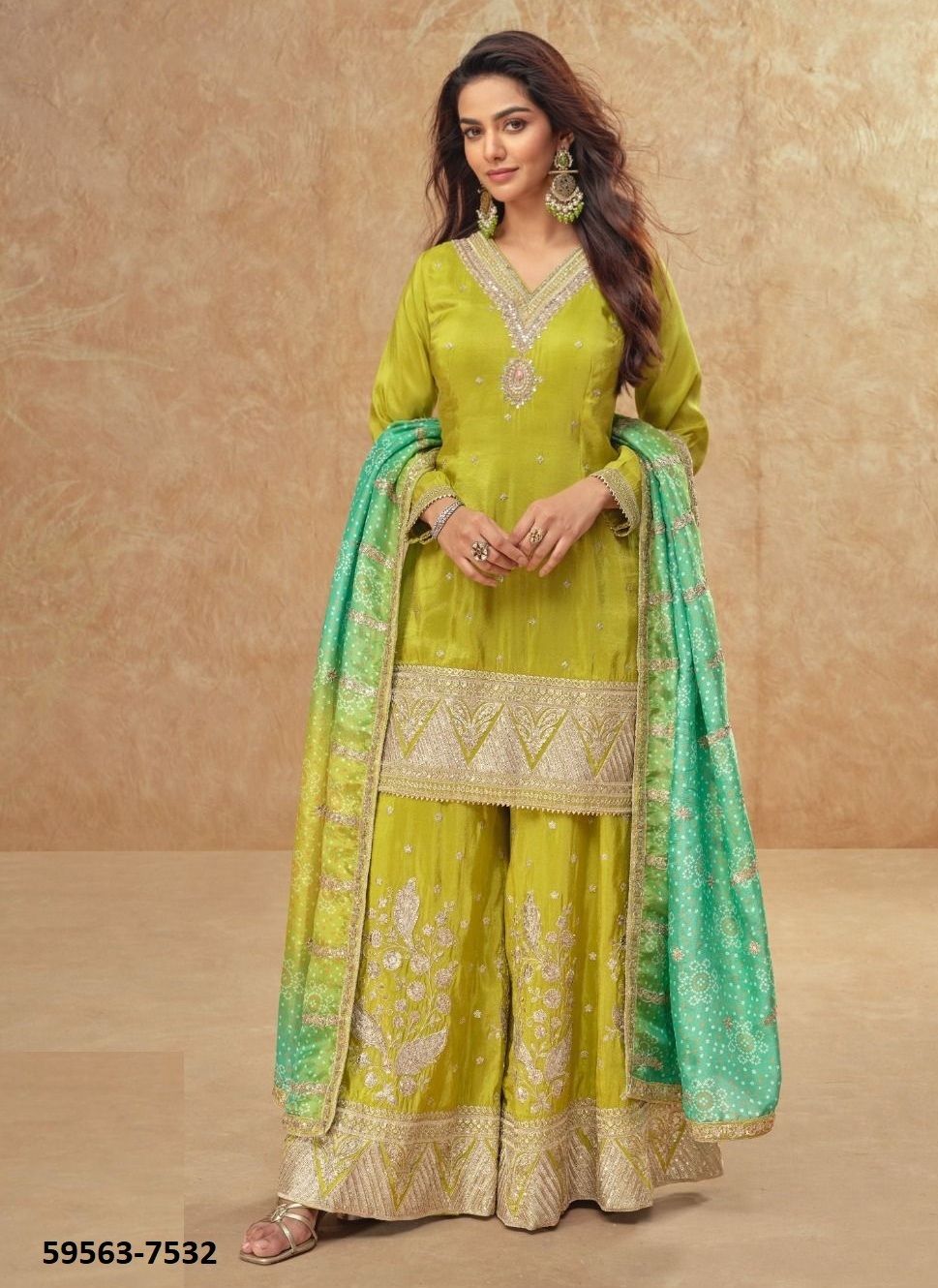 TISHA - Catalog # 59563 (Set of 3 Readymade Salwar Suits) by Brand GULKAYRA DESIGNER TISHA - Catalog # 59563 (Set of 3 Readymade Salwar Suits) by Brand GULKAYRA DESIGNER