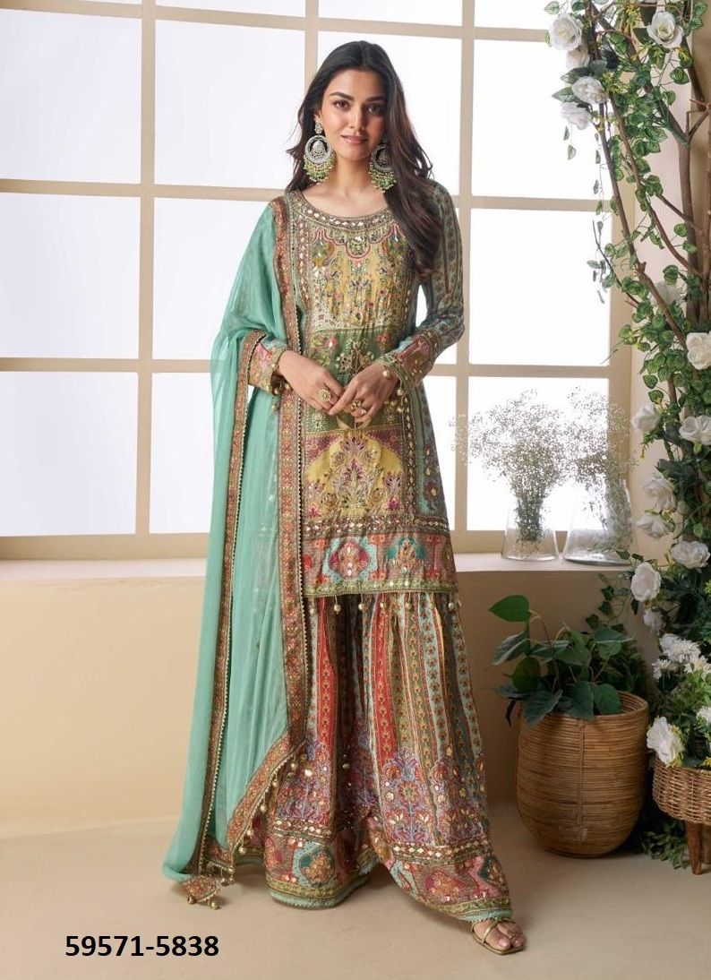 PAKEEZA - Catalog # 59571 (Set of 3 Readymade Salwar Suits) by Brand SAYURI DESIGNER PAKEEZA - Catalog # 59571 (Set of 3 Readymade Salwar Suits) by Brand SAYURI DESIGNER