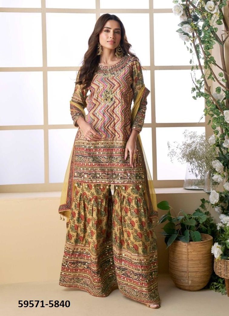 PAKEEZA - Catalog # 59571 (Set of 3 Readymade Salwar Suits) by Brand SAYURI DESIGNER PAKEEZA - Catalog # 59571 (Set of 3 Readymade Salwar Suits) by Brand SAYURI DESIGNER