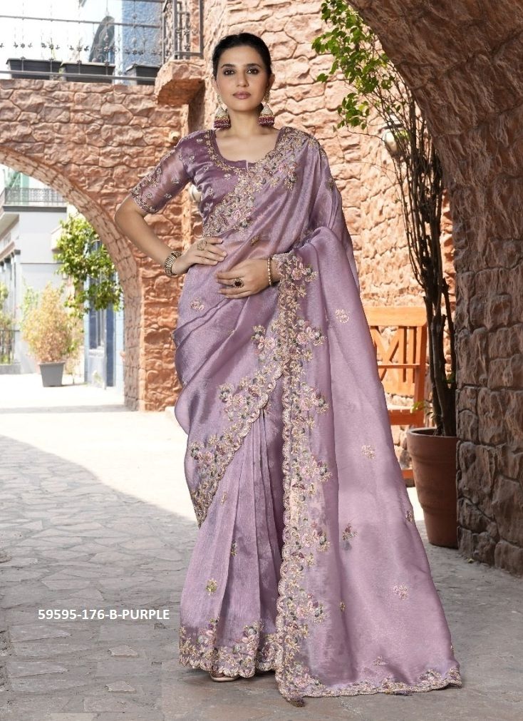 COLORS HITS - Catalog # 59595 (Set of 16 Sarees) by Brand TATHASTU COLORS HITS - Catalog # 59595 (Set of 16 Sarees) by Brand TATHASTU
