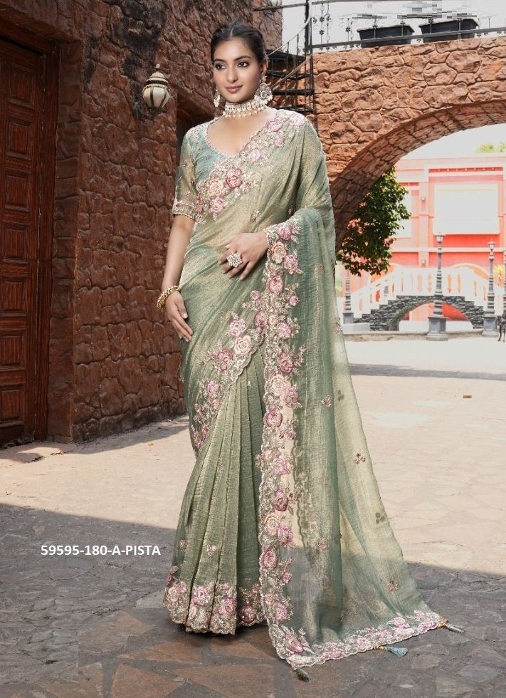 COLORS HITS - Catalog # 59595 (Set of 16 Sarees) by Brand TATHASTU COLORS HITS - Catalog # 59595 (Set of 16 Sarees) by Brand TATHASTU