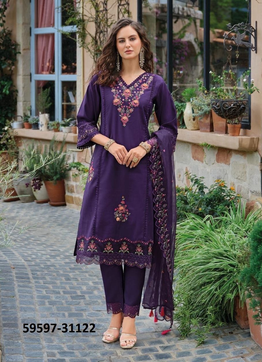 SHIDDAT 5 - Catalog # 59597 (Set of 6 Readymade Salwar Suits) by Brand LADY LEELA SHIDDAT 5 - Catalog # 59597 (Set of 6 Readymade Salwar Suits) by Brand LADY LEELA