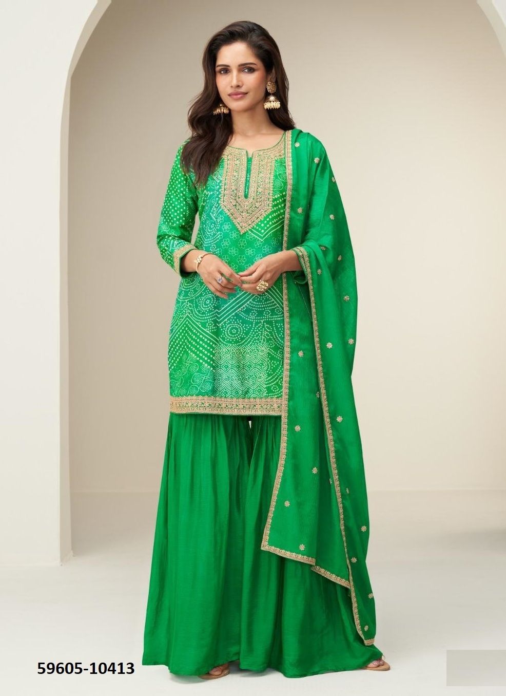 KIMAYA - Catalog # 59605 (Set of 3 Readymade Salwar Suits) by Brand AASHIRWAD KIMAYA - Catalog # 59605 (Set of 3 Readymade Salwar Suits) by Brand AASHIRWAD