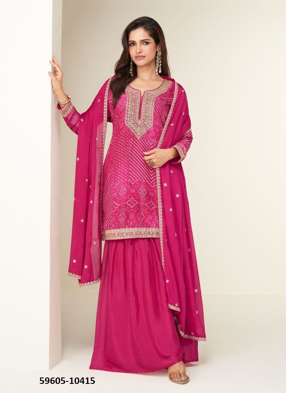 KIMAYA - Catalog # 59605 (Set of 3 Readymade Salwar Suits) by Brand AASHIRWAD KIMAYA - Catalog # 59605 (Set of 3 Readymade Salwar Suits) by Brand AASHIRWAD