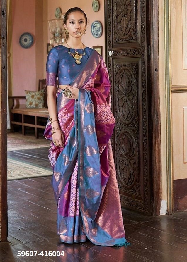 KAHAANI - Catalog # 59607 (Set of 6 Sarees) by Brand RAJTEX FABRICS KAHAANI - Catalog # 59607 (Set of 6 Sarees) by Brand RAJTEX FABRICS