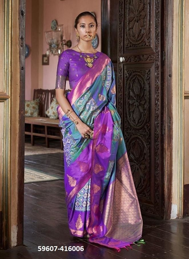 KAHAANI - Catalog # 59607 (Set of 6 Sarees) by Brand RAJTEX FABRICS KAHAANI - Catalog # 59607 (Set of 6 Sarees) by Brand RAJTEX FABRICS