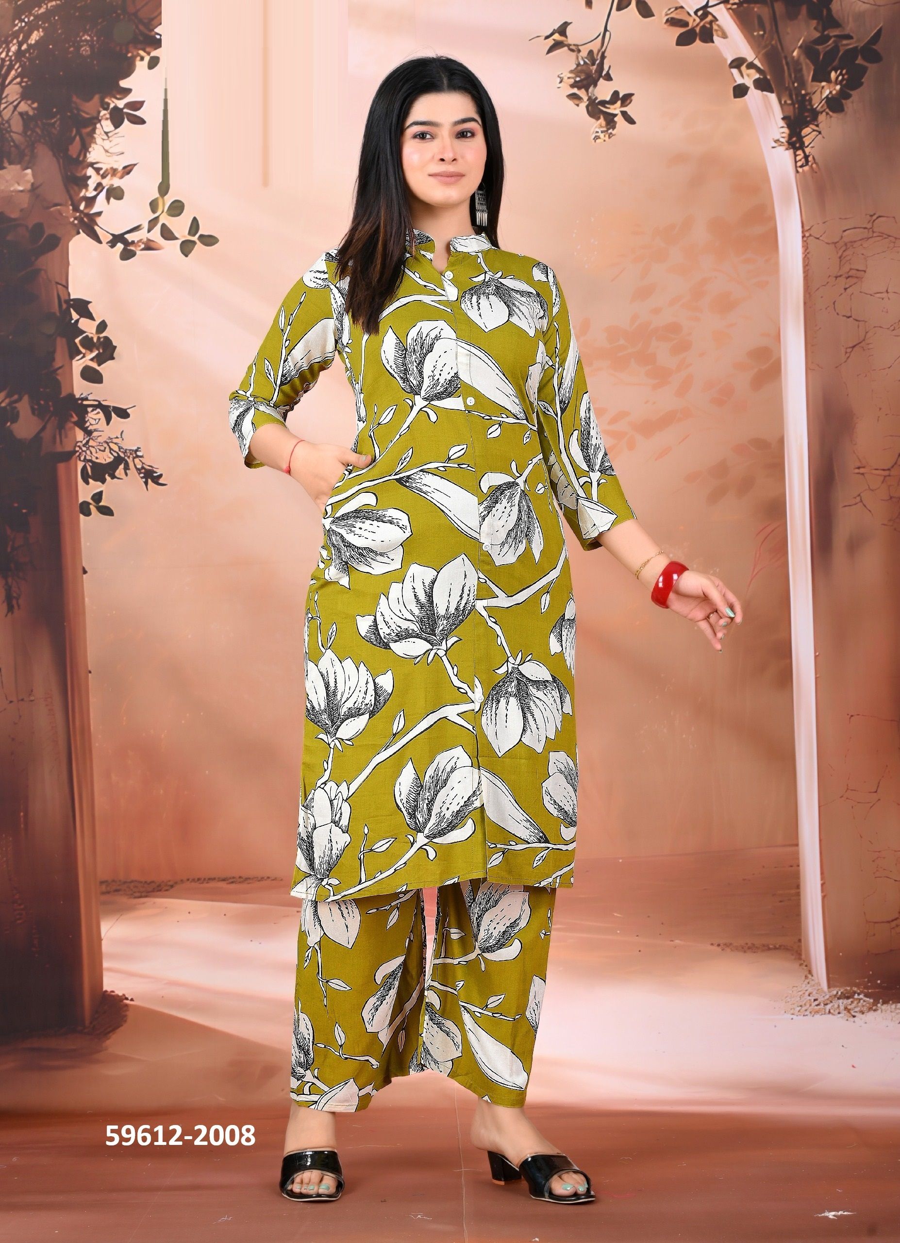 DULHAN 2 - Catalog # 59612 (Set of 8 Tops With Bottoms) by Brand PADMAVATI TEXTILES