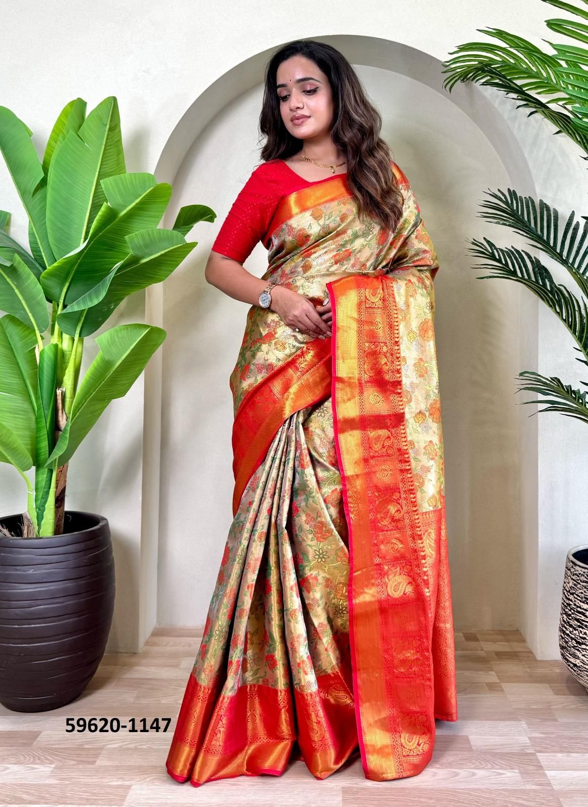 SUJATA - Catalog # 59620 (Set of 5 Sarees) by Brand DESI MUSE SUJATA - Catalog # 59620 (Set of 5 Sarees) by Brand DESI MUSE