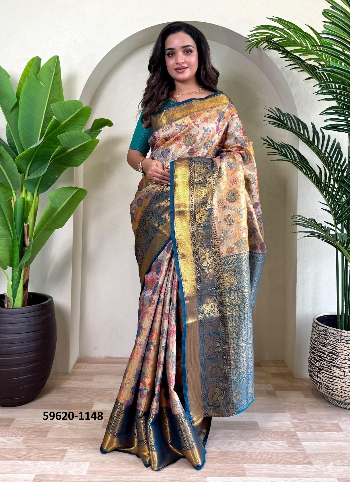SUJATA - Catalog # 59620 (Set of 5 Sarees) by Brand DESI MUSE SUJATA - Catalog # 59620 (Set of 5 Sarees) by Brand DESI MUSE
