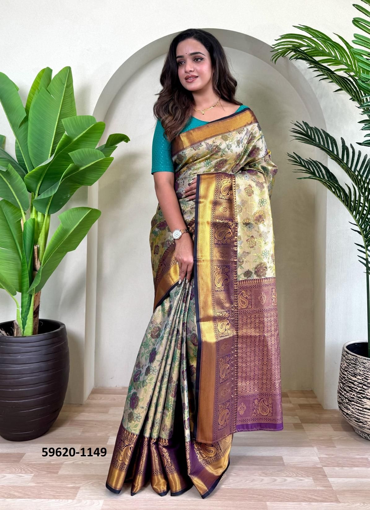 SUJATA - Catalog # 59620 (Set of 5 Sarees) by Brand DESI MUSE SUJATA - Catalog # 59620 (Set of 5 Sarees) by Brand DESI MUSE
