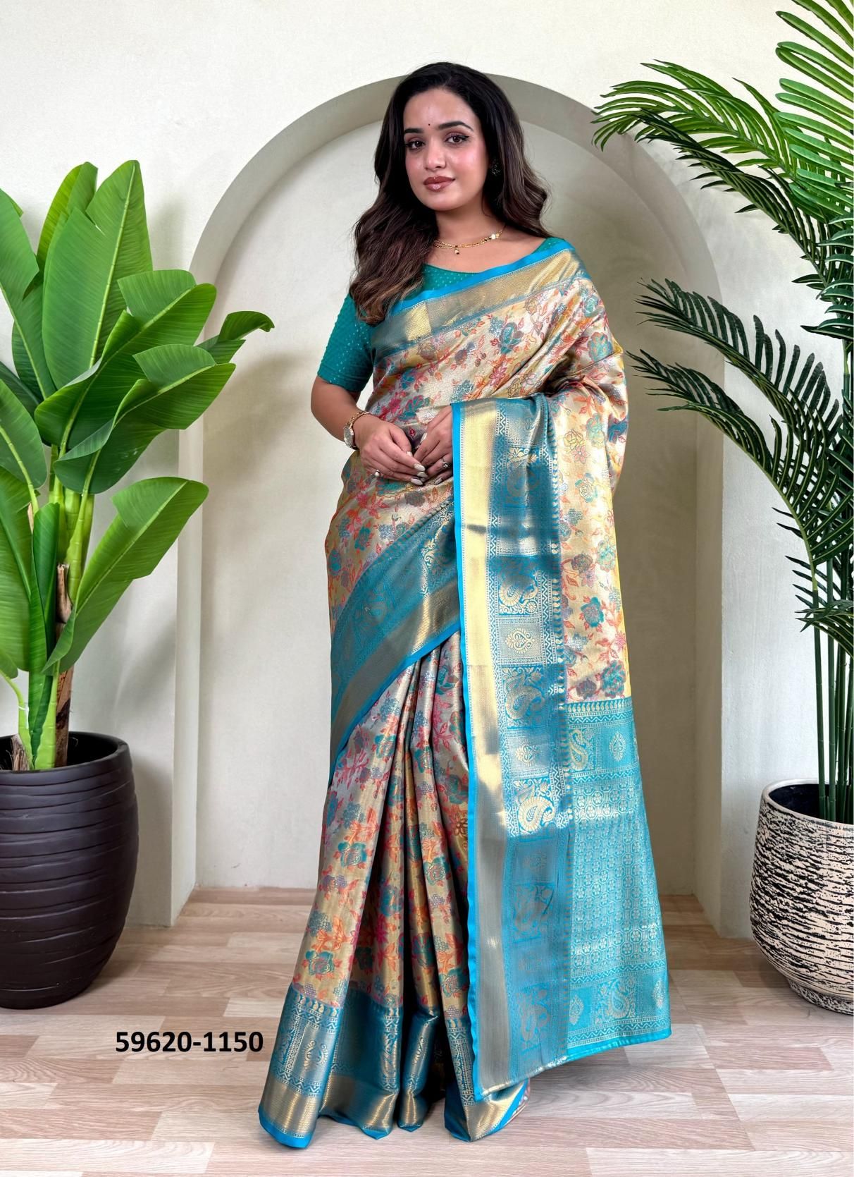 SUJATA - Catalog # 59620 (Set of 5 Sarees) by Brand DESI MUSE SUJATA - Catalog # 59620 (Set of 5 Sarees) by Brand DESI MUSE