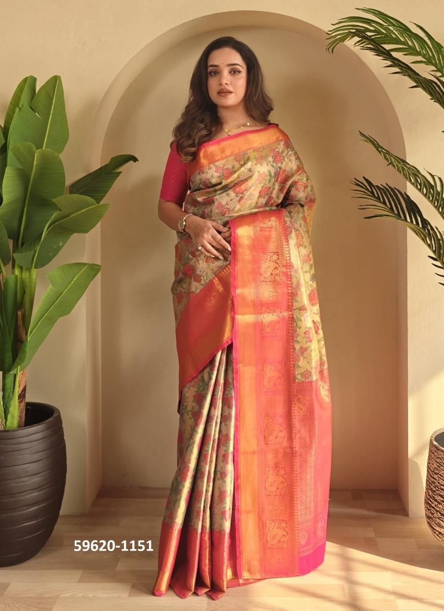SUJATA - Catalog # 59620 (Set of 5 Sarees) by Brand DESI MUSE SUJATA - Catalog # 59620 (Set of 5 Sarees) by Brand DESI MUSE