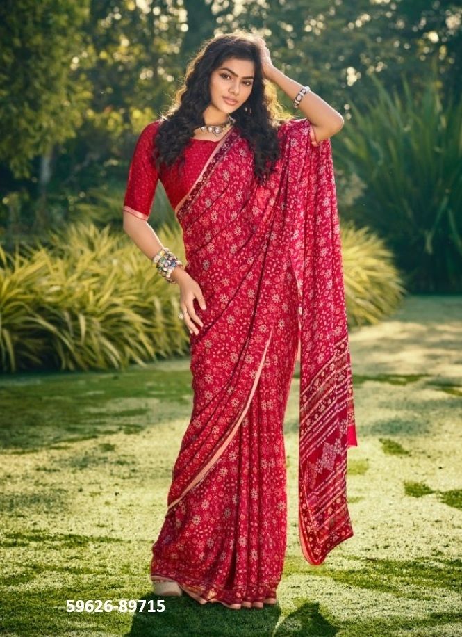 ANTIQUE GOLD 3 - Catalog # 59626 (Set of 12 Sarees) by Brand VIPUL FASHIONS