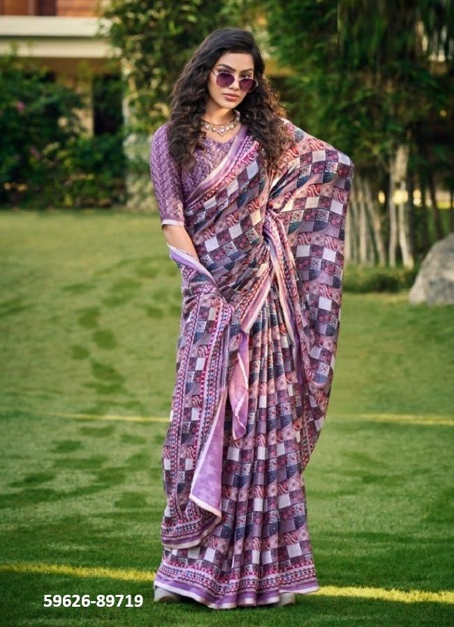 ANTIQUE GOLD 3 - Catalog # 59626 (Set of 12 Sarees) by Brand VIPUL FASHIONS