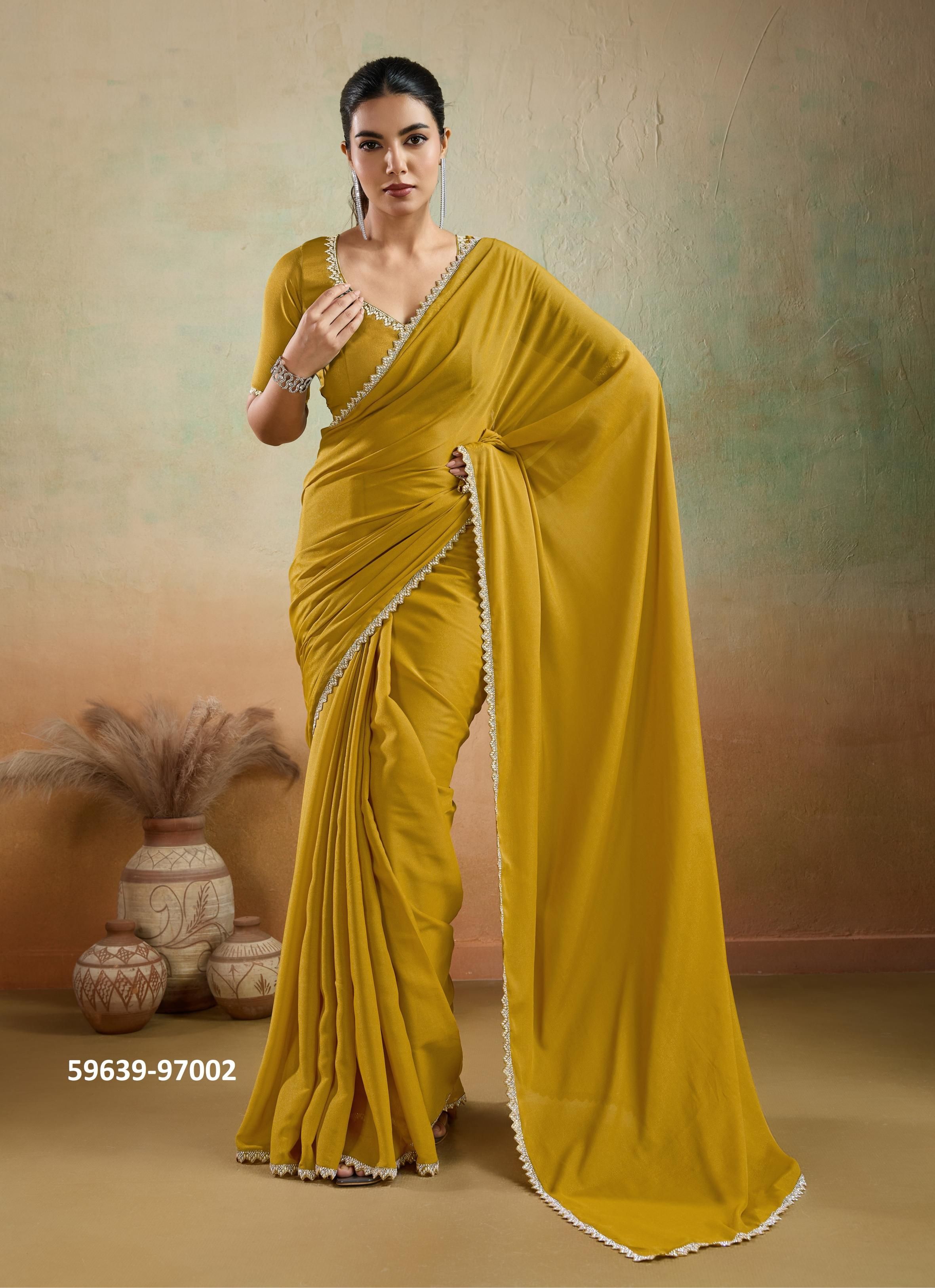 EKAIRAA - Catalog # 59639 (Set of 5 Sarees) by Brand S-ETHNIC LIFESTYLE