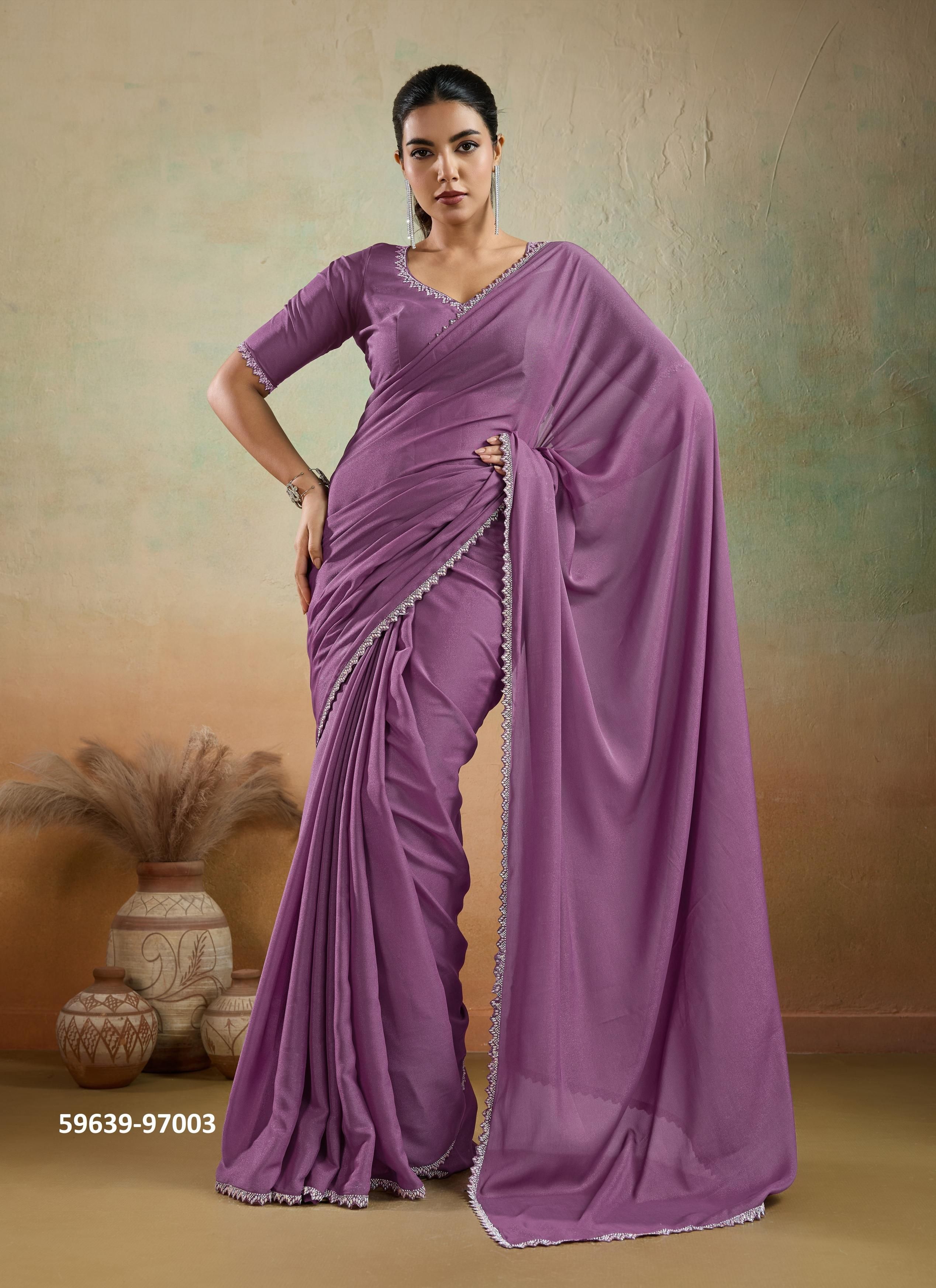 EKAIRAA - Catalog # 59639 (Set of 5 Sarees) by Brand S-ETHNIC LIFESTYLE