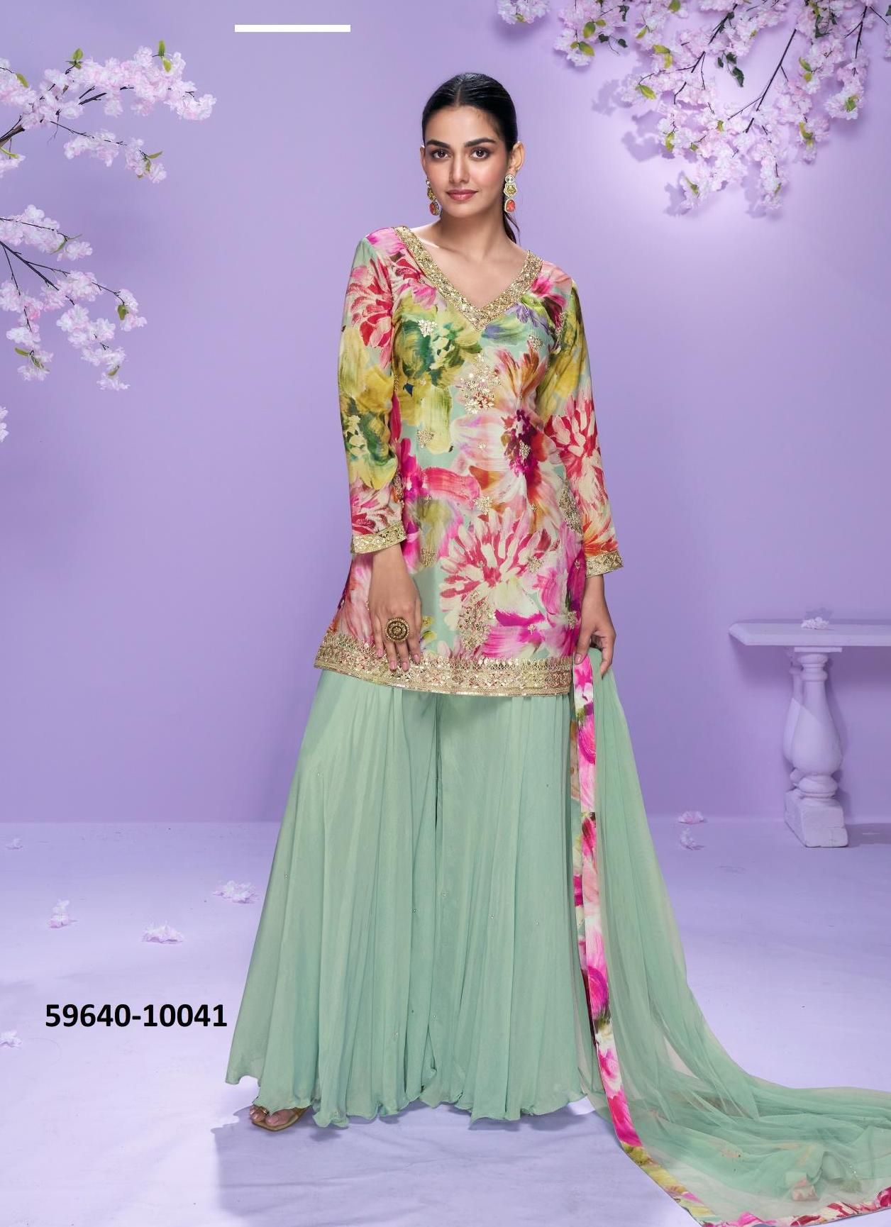 VAANI - Catalog # 59640 (Set of 4 Readymade Salwar Suits) by Brand SAYURI DESIGNER VAANI - Catalog # 59640 (Set of 4 Readymade Salwar Suits) by Brand SAYURI DESIGNER