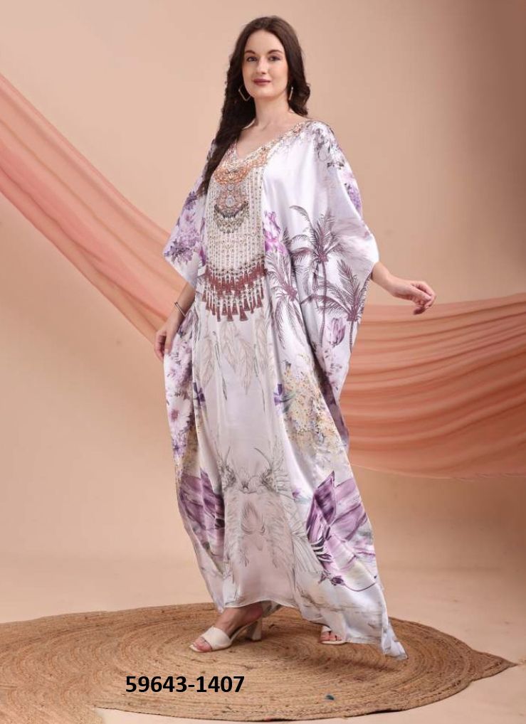 KAFTAN-E-NAZAKAT 14 - Catalog # 59643 (Set of 8 Kaftans / Ponchos) by Brand AABHARAN KAFTAN-E-NAZAKAT 14 - Catalog # 59643 (Set of 8 Kaftans / Ponchos) by Brand AABHARAN
