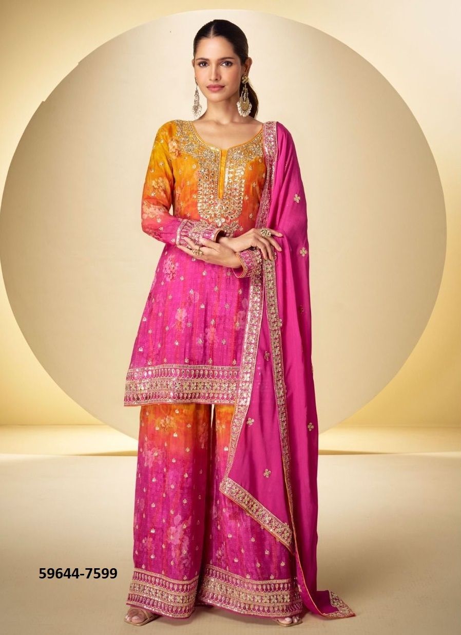 KANIKA - Catalog # 59644 (Set of 2 Readymade Salwar Suits) by Brand GULKAYRA DESIGNER