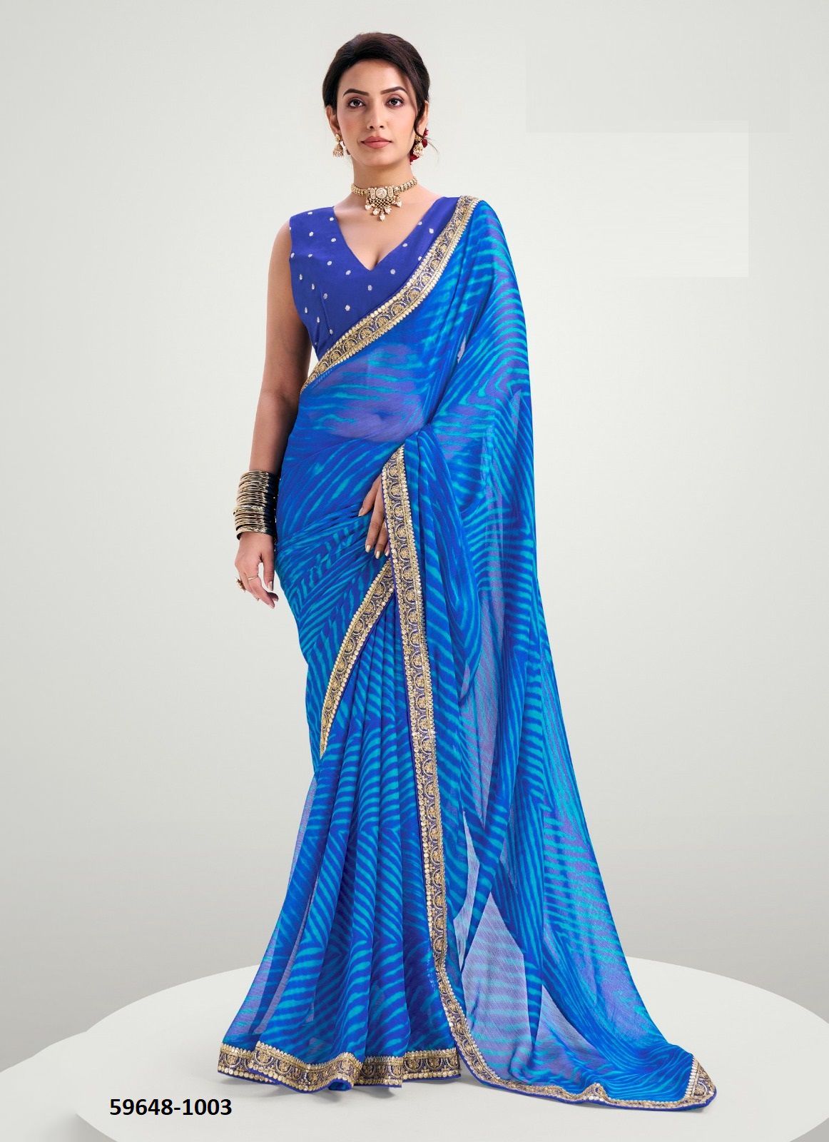 RAJWADI - Catalog # 59648 (Set of 10 Sarees) by Brand STAVAN RAJWADI - Catalog # 59648 (Set of 10 Sarees) by Brand STAVAN