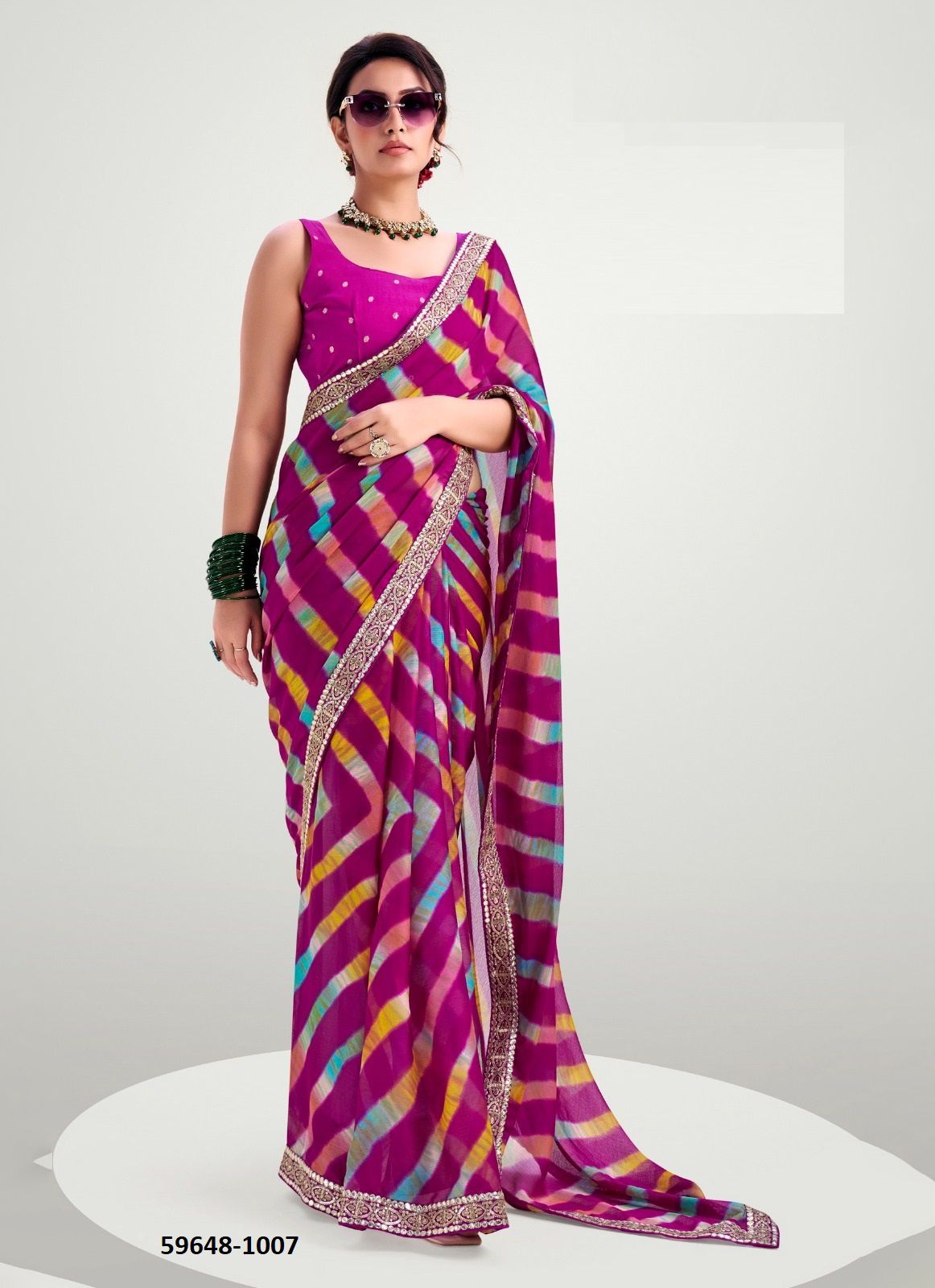RAJWADI - Catalog # 59648 (Set of 10 Sarees) by Brand STAVAN RAJWADI - Catalog # 59648 (Set of 10 Sarees) by Brand STAVAN