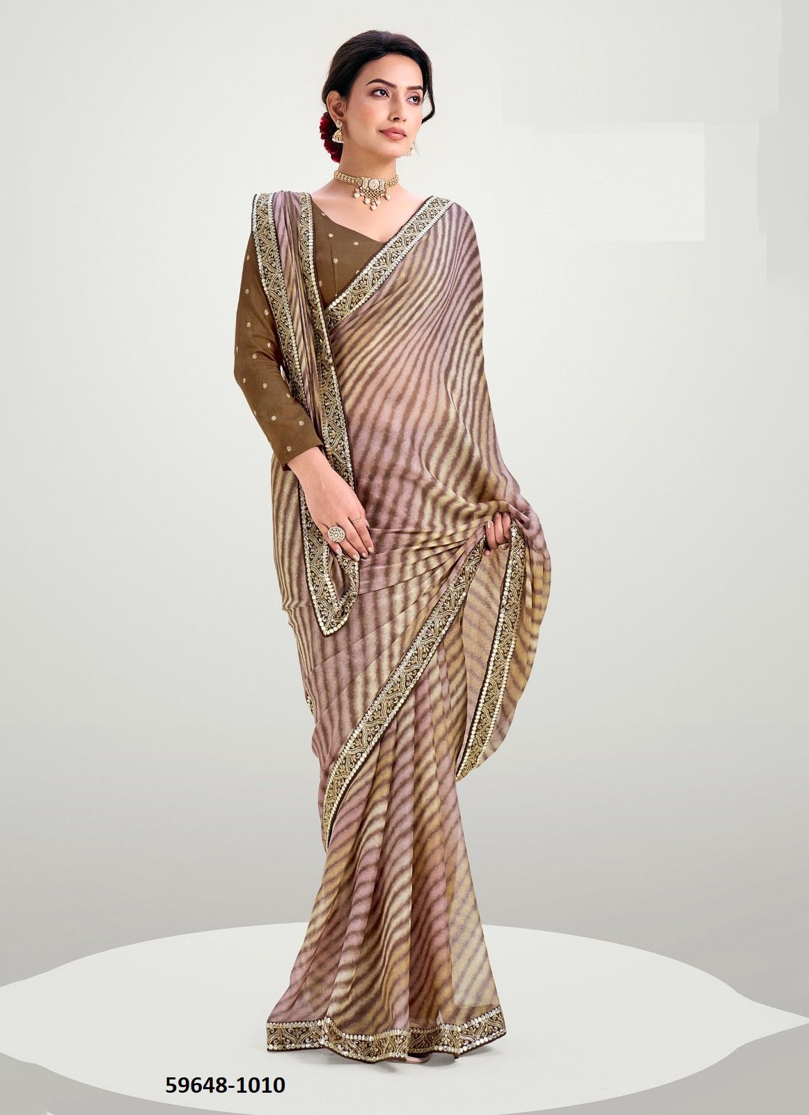 RAJWADI - Catalog # 59648 (Set of 10 Sarees) by Brand STAVAN RAJWADI - Catalog # 59648 (Set of 10 Sarees) by Brand STAVAN