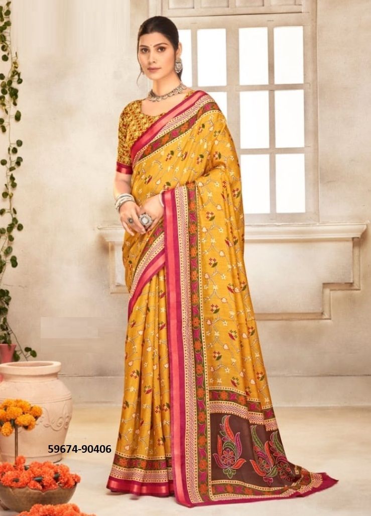 MONALISA 2 - Catalog # 59674 (Set of 12 Sarees) by Brand VIPUL FASHIONS