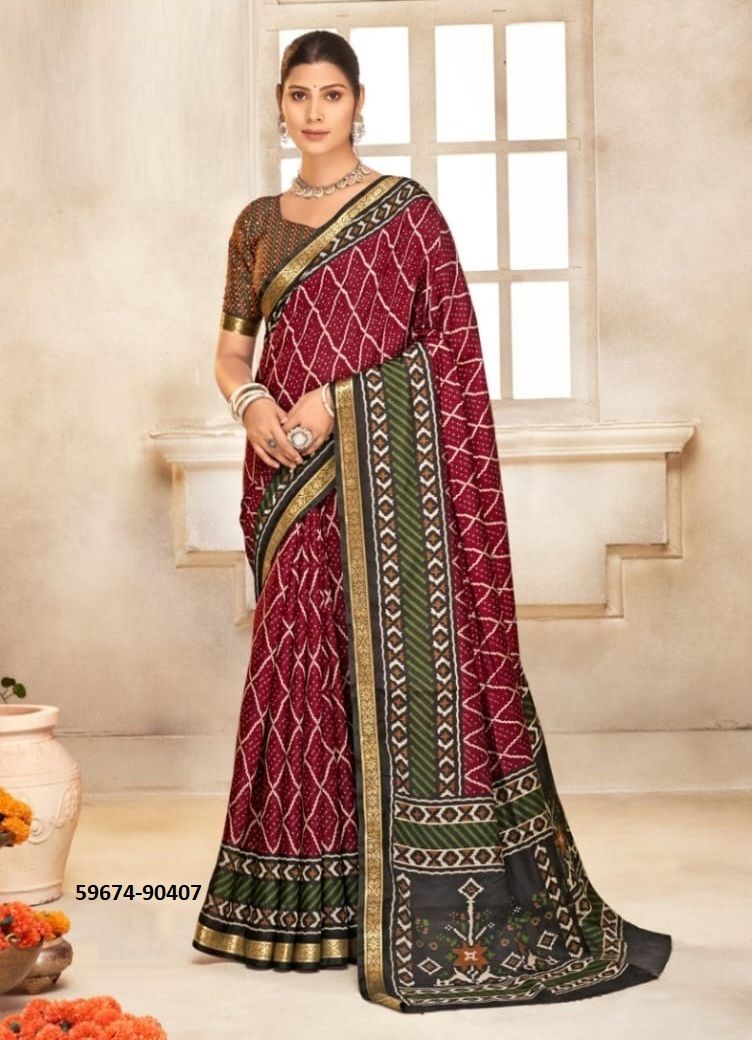 MONALISA 2 - Catalog # 59674 (Set of 12 Sarees) by Brand VIPUL FASHIONS
