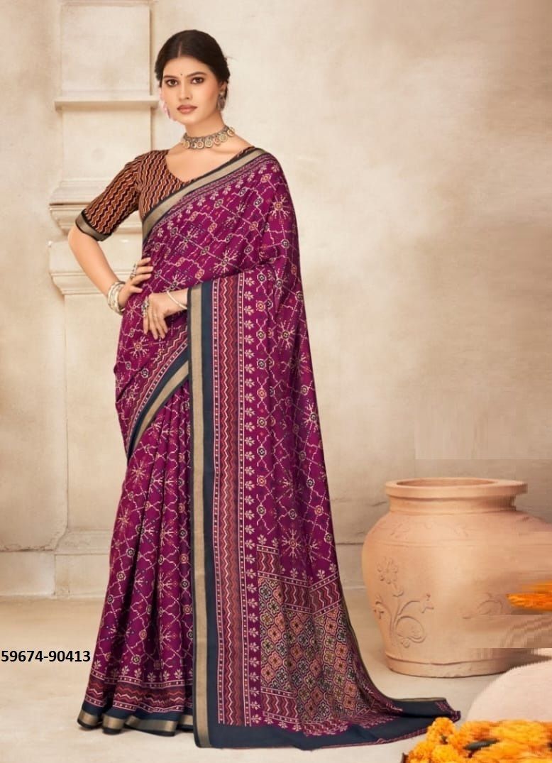 MONALISA 2 - Catalog # 59674 (Set of 12 Sarees) by Brand VIPUL FASHIONS