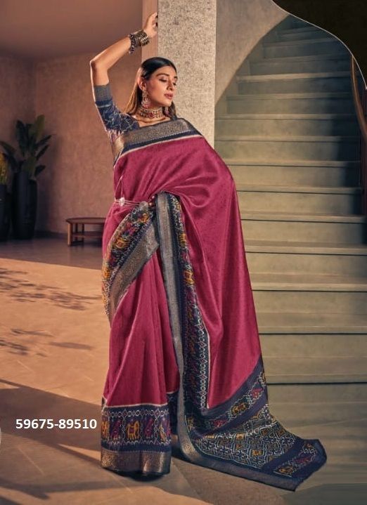 VENUS SILK - Catalog # 59675 (Set of 12 Sarees) by Brand VIPUL FASHIONS