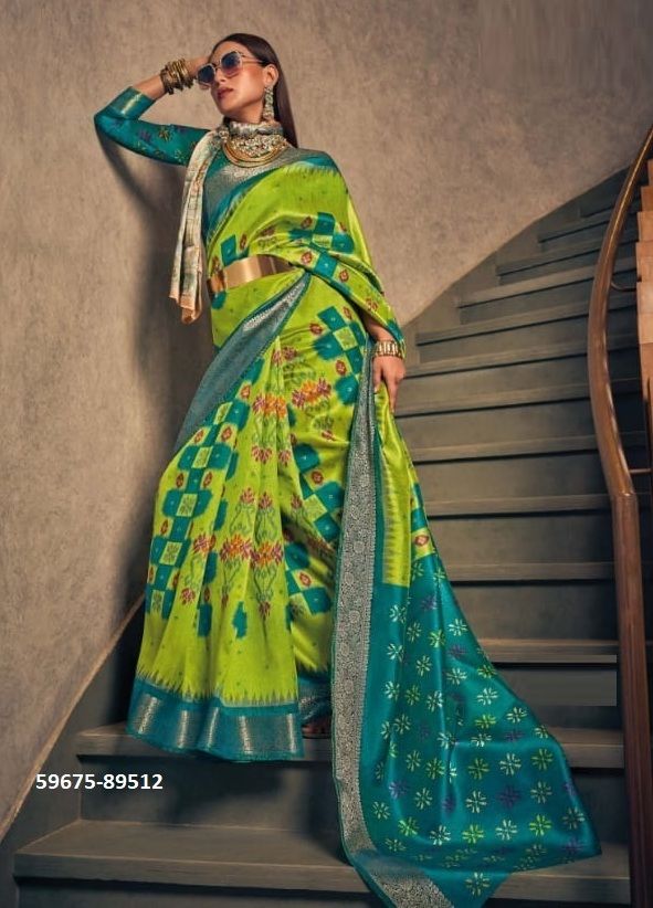 VENUS SILK - Catalog # 59675 (Set of 12 Sarees) by Brand VIPUL FASHIONS