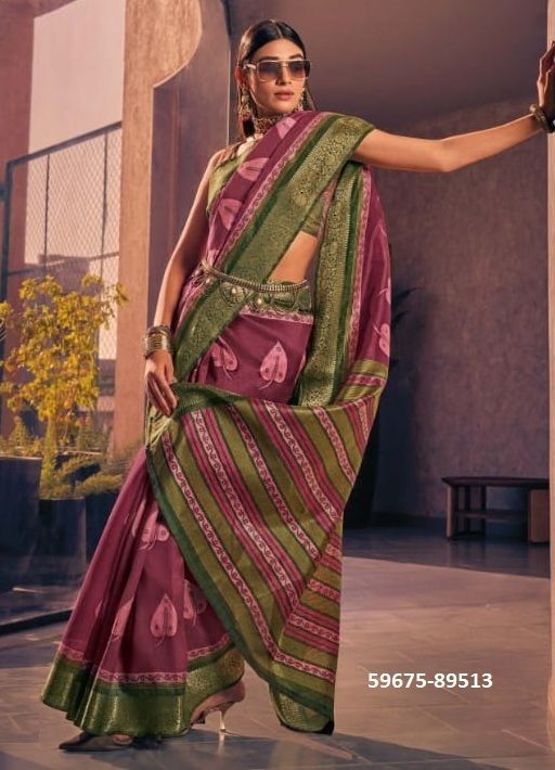 VENUS SILK - Catalog # 59675 (Set of 12 Sarees) by Brand VIPUL FASHIONS