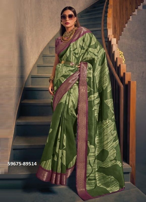 VENUS SILK - Catalog # 59675 (Set of 12 Sarees) by Brand VIPUL FASHIONS