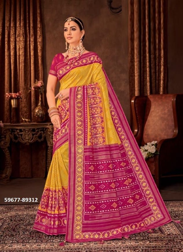 AROMA SILK PLUS 5 - Catalog # 59677 (Set of 12 Sarees) by Brand VIPUL FASHIONS